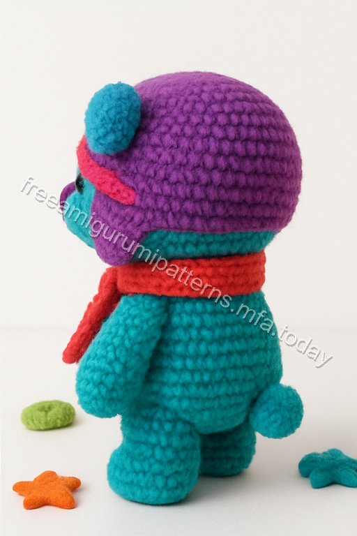 Amigurumi Aviator Bear Free Pattern
