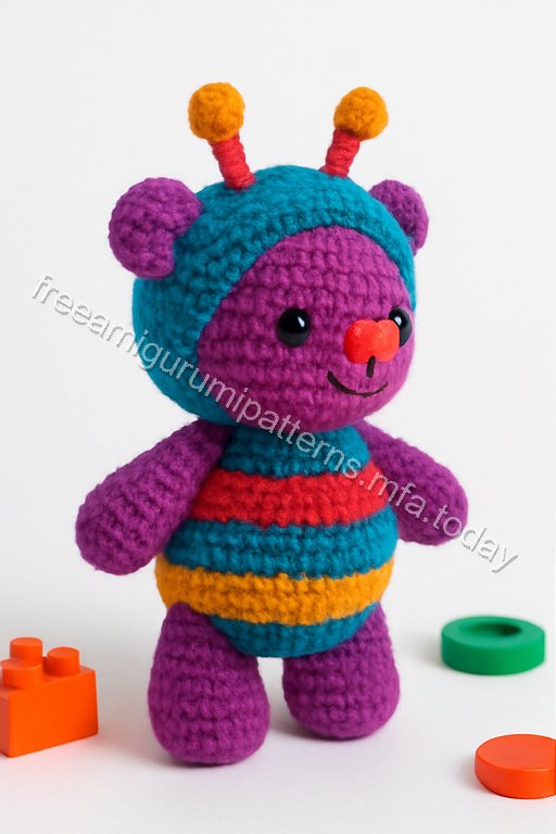 Amigurumi Buggy Bear Free Pattern