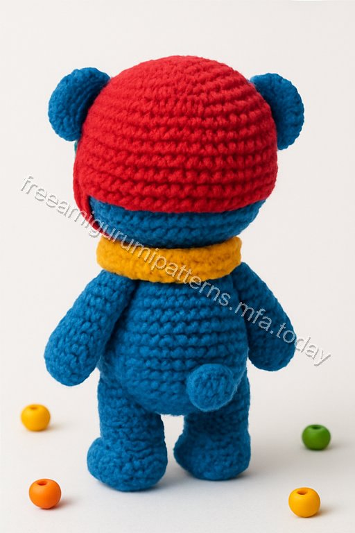 Amigurumi Aviator Bear Free Pattern