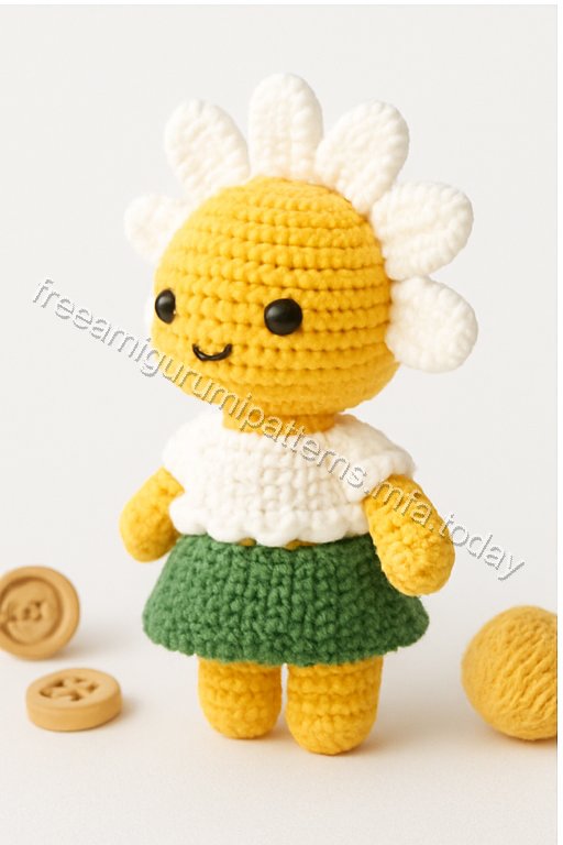 Amigurumi Daisy Free Pattern