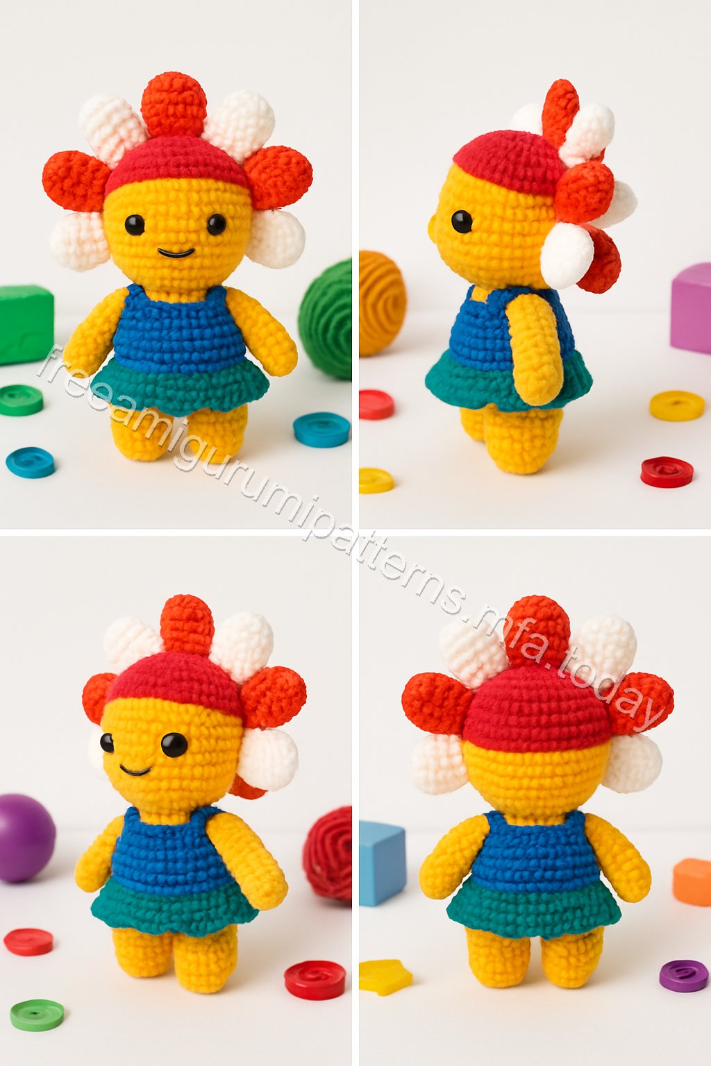 Amigurumi Daisy Free Pattern