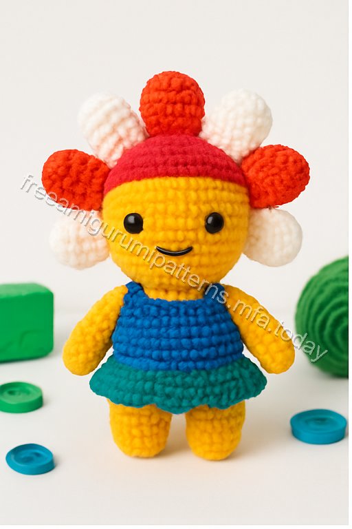 Amigurumi Daisy Free Pattern