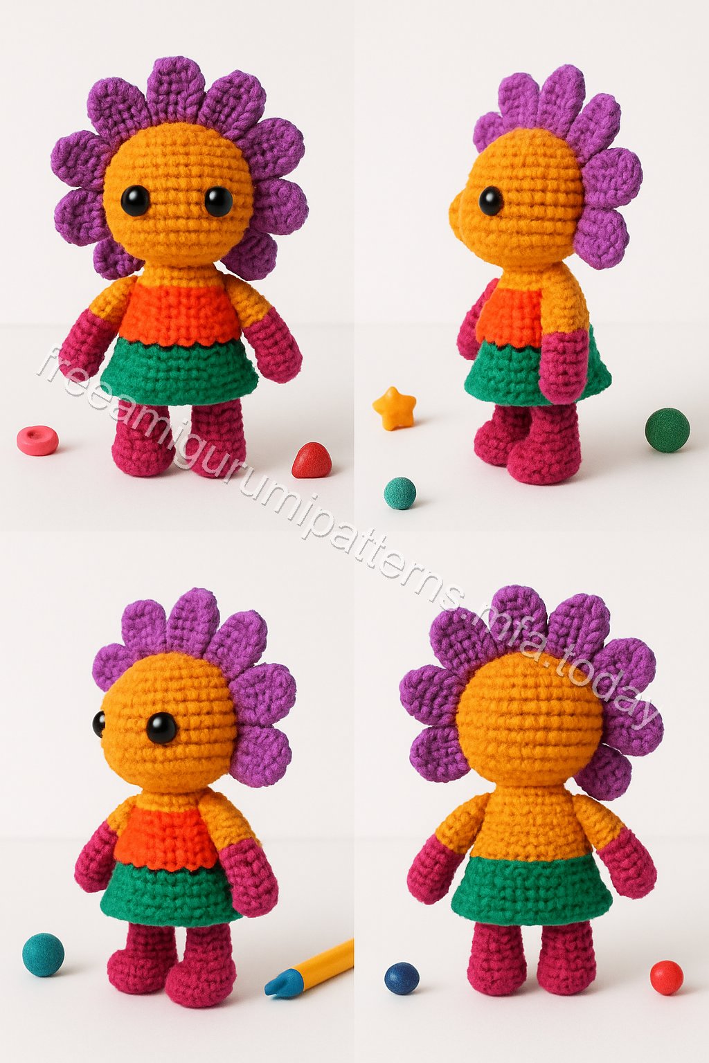 Amigurumi Daisy Free Pattern