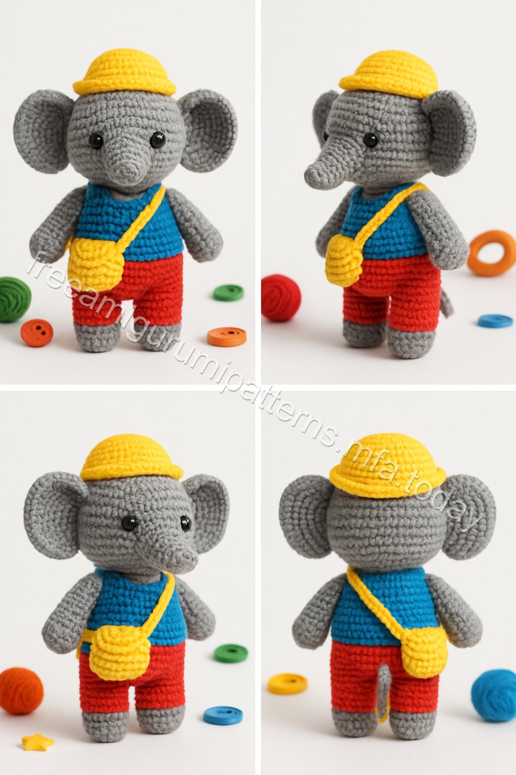Amigurumi Elephant Free Pattern