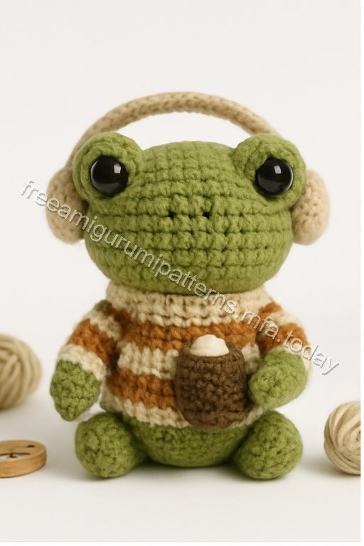 Amigurumi Winter Frog Free Pattern