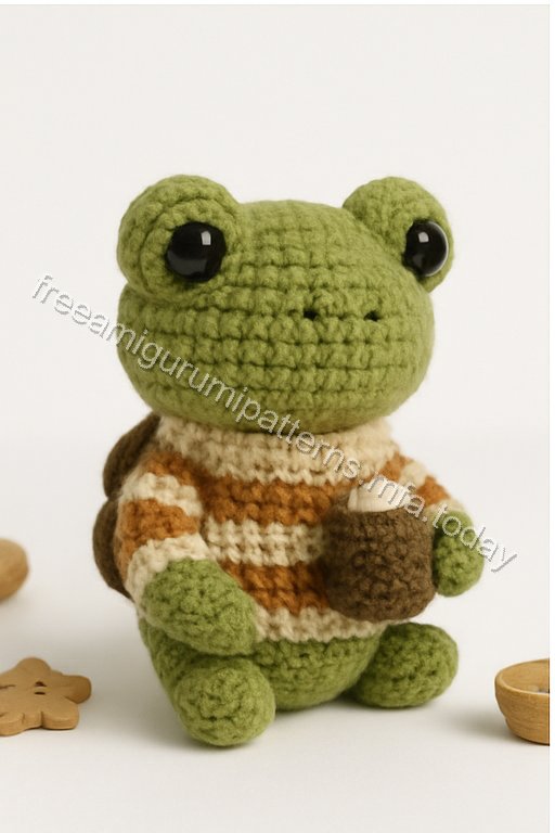 Amigurumi Winter Frog Free Pattern