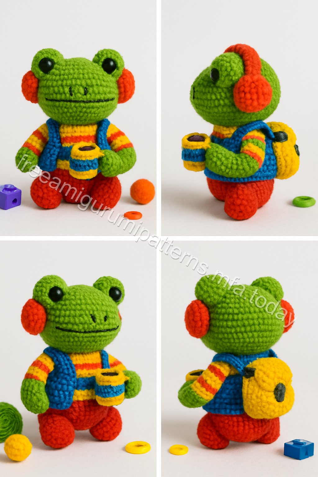 Amigurumi Winter Frog Free Pattern