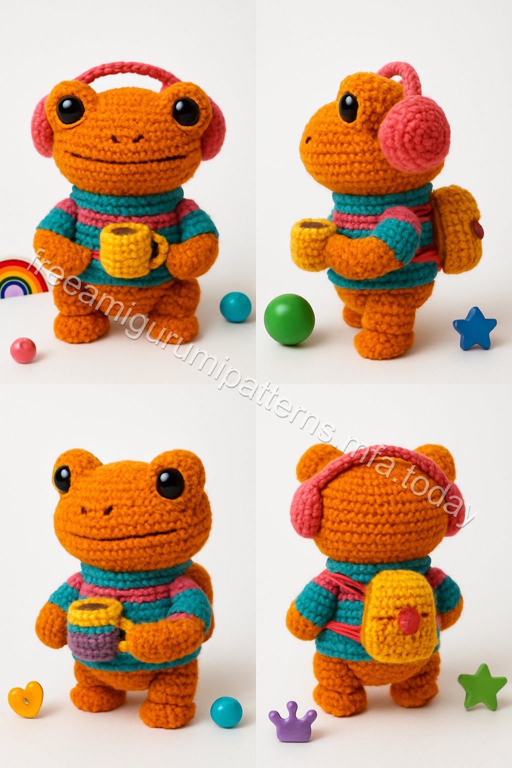 Amigurumi Winter Frog Free Pattern