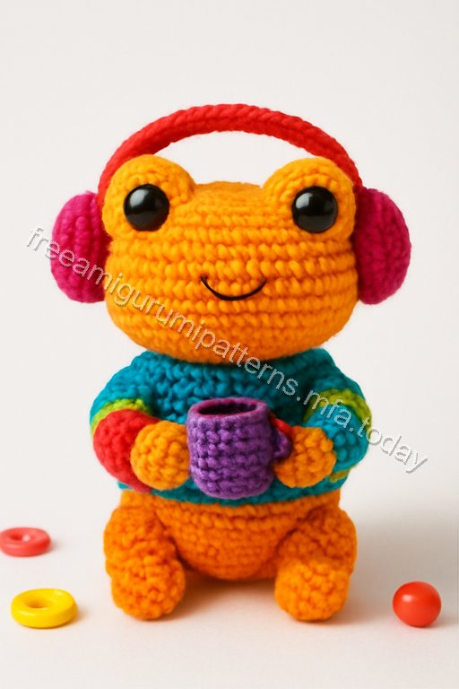 Amigurumi Winter Frog Free Pattern