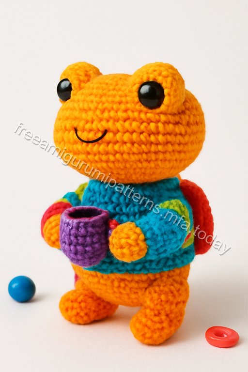 Amigurumi Winter Frog Free Pattern