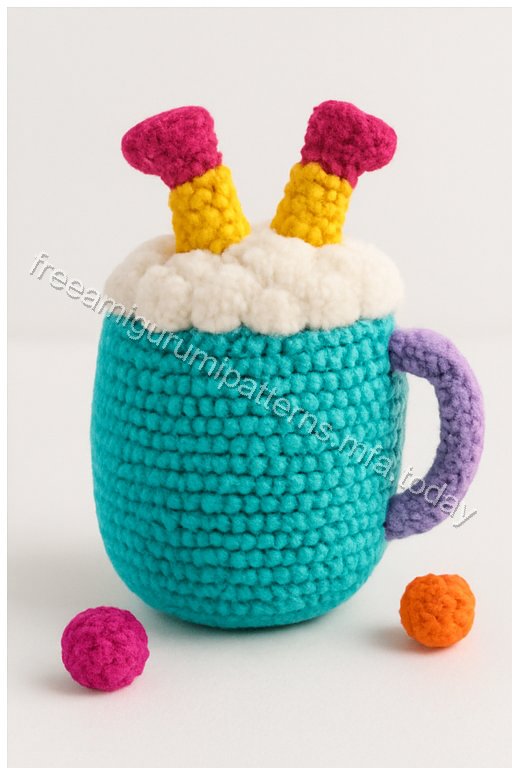 Amigurumi Grinch Mug Free Pattern