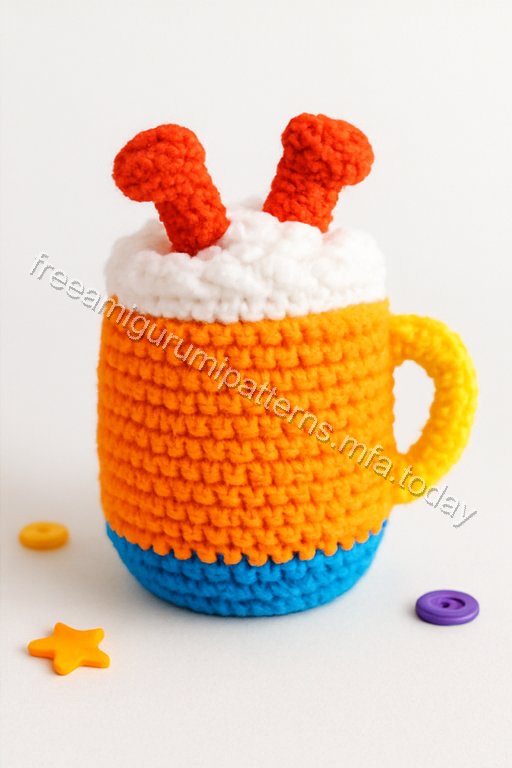 Amigurumi Grinch Mug Free Pattern