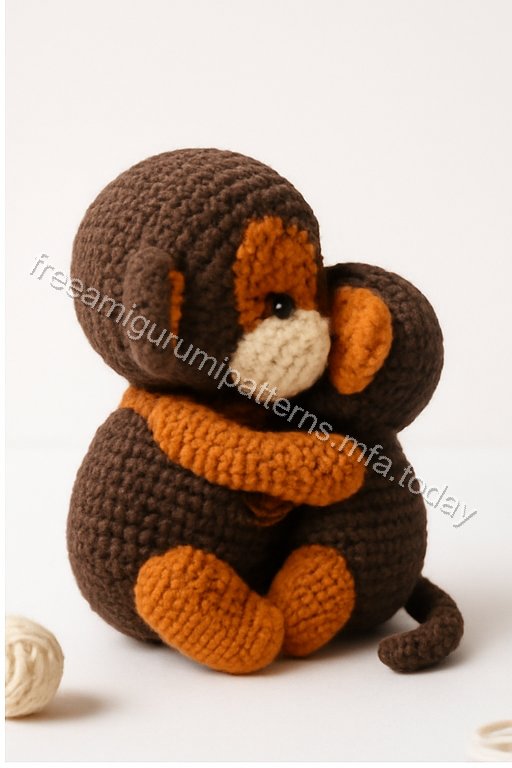 Amigurumi Embracing Monkeys Free Pattern