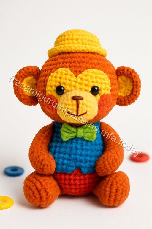 Amigurumi Embracing Monkeys Free Pattern