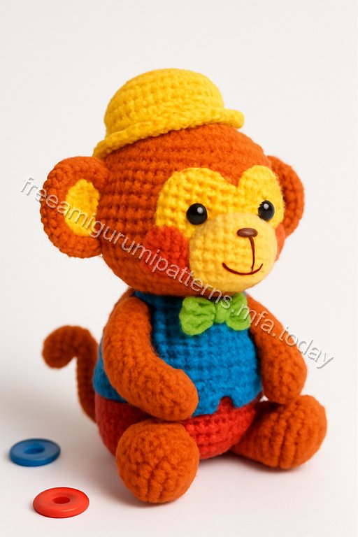 Amigurumi Embracing Monkeys Free Pattern
