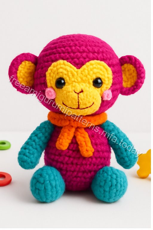 Amigurumi Embracing Monkeys Free Pattern