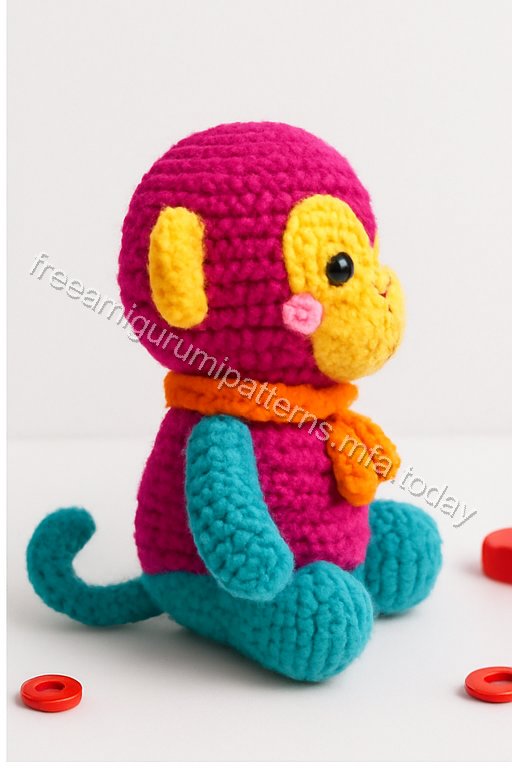 Amigurumi Embracing Monkeys Free Pattern