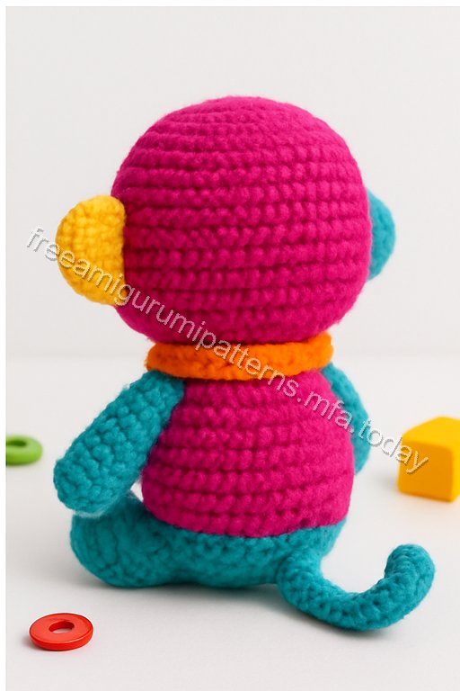 Amigurumi Embracing Monkeys Free Pattern
