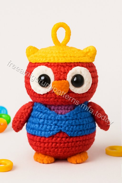 Amigurumi Owl Keychain Free Pattern
