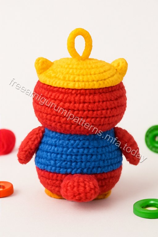 Amigurumi Owl Keychain Free Pattern