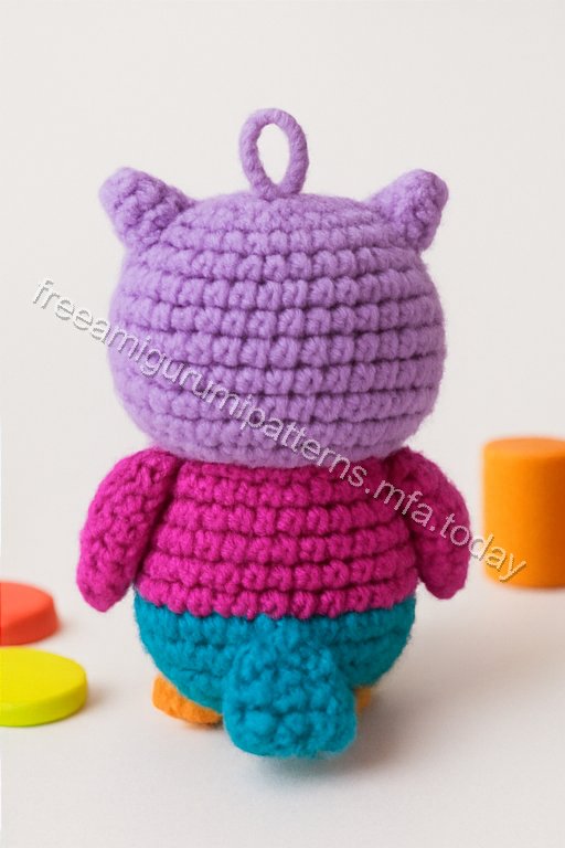 Amigurumi Owl Keychain Free Pattern