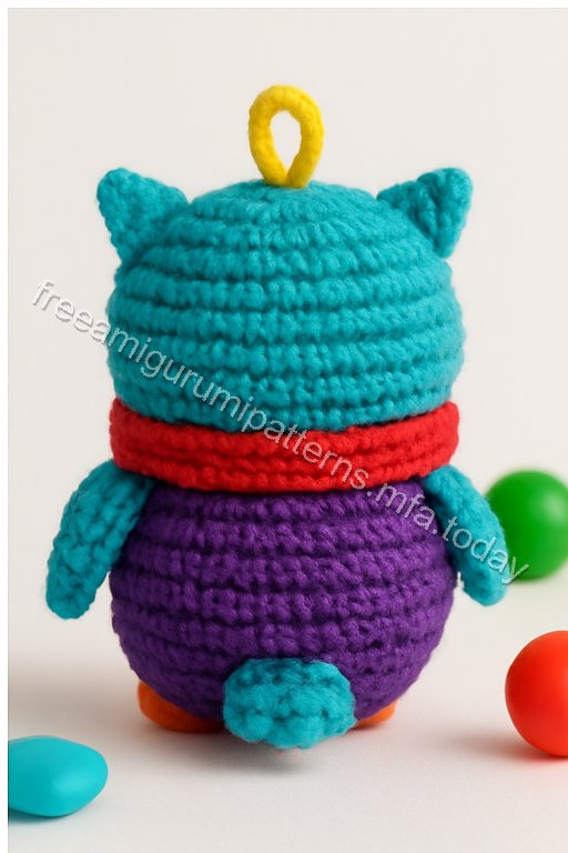 Amigurumi Owl Keychain Free Pattern