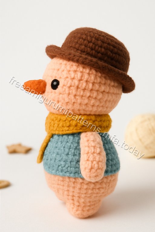 Amigurumi Snowman Free Pattern