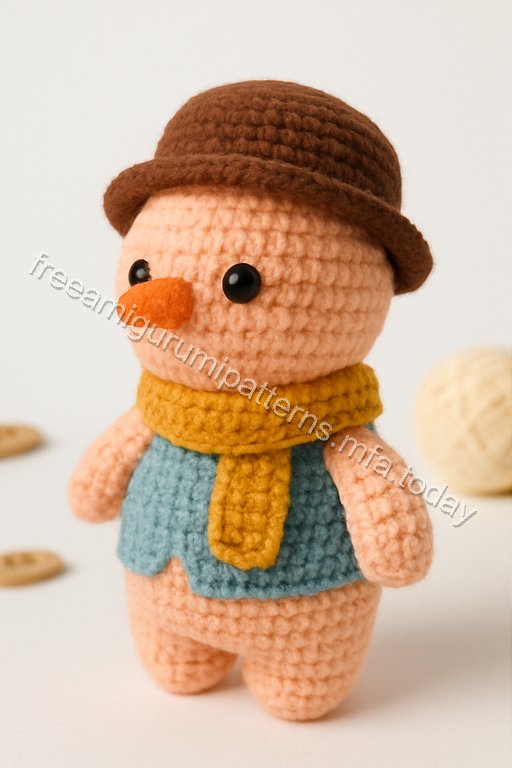 Amigurumi Snowman Free Pattern