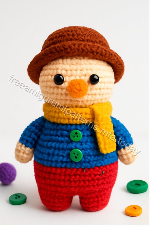 Amigurumi Snowman Free Pattern