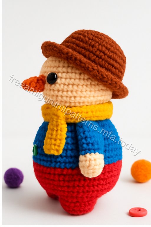 Amigurumi Snowman Free Pattern