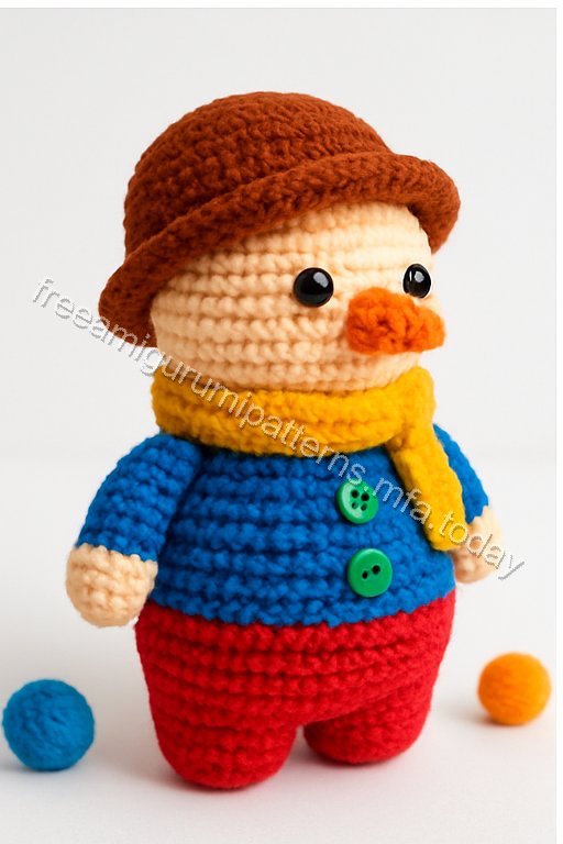 Amigurumi Snowman Free Pattern