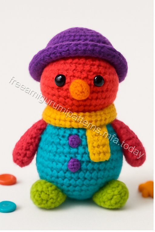 Amigurumi Snowman Free Pattern