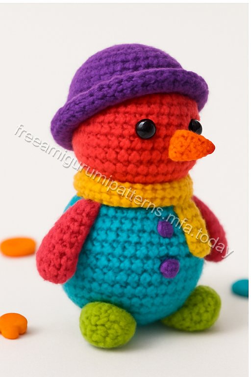 Amigurumi Snowman Free Pattern