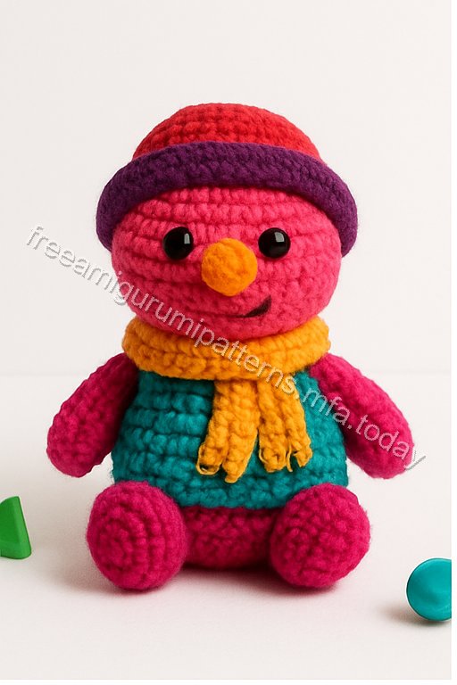 Amigurumi Snowman Free Pattern