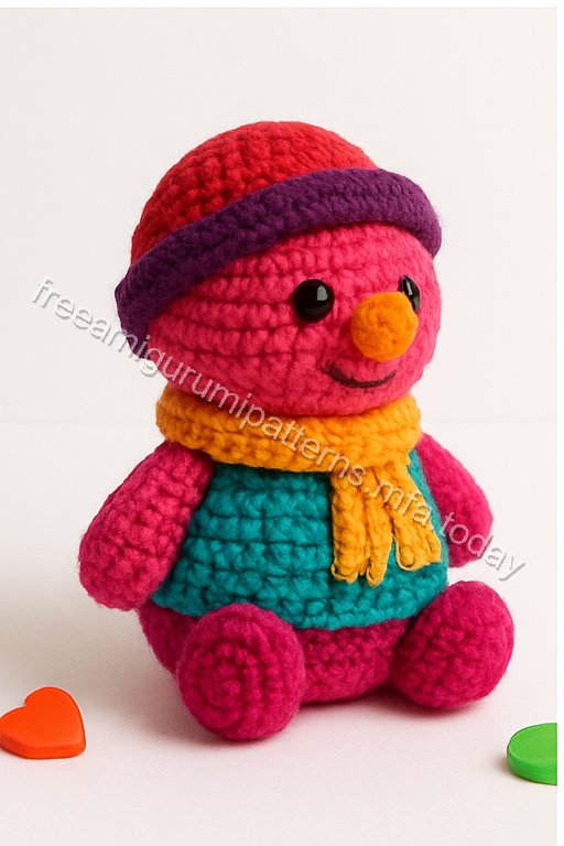 Amigurumi Snowman Free Pattern