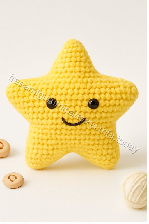 Amigurumi Shooting Star Free Pattern