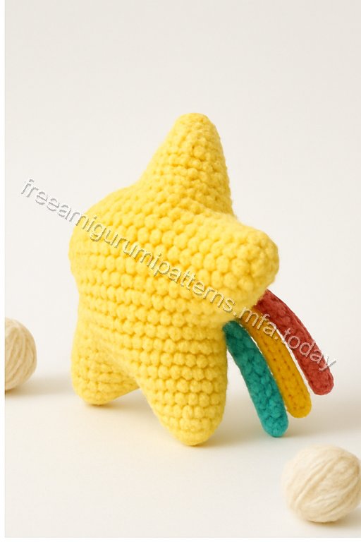 Amigurumi Shooting Star Free Pattern