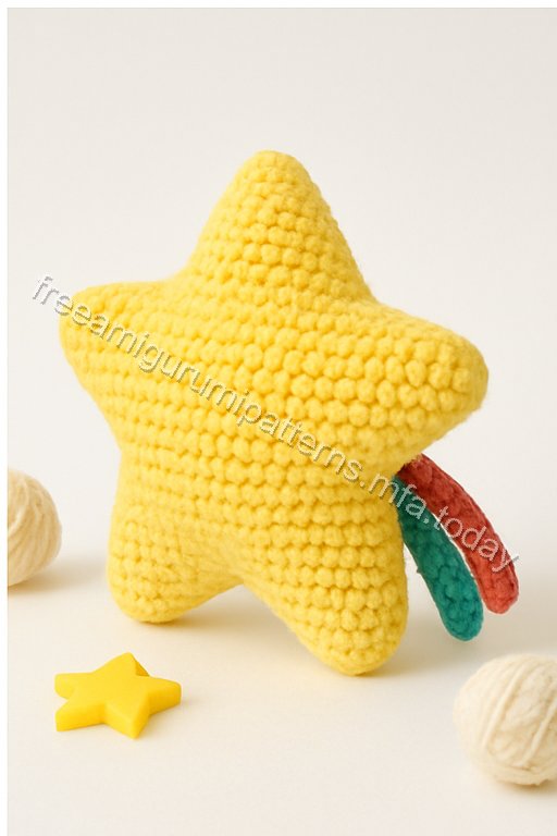 Amigurumi Shooting Star Free Pattern