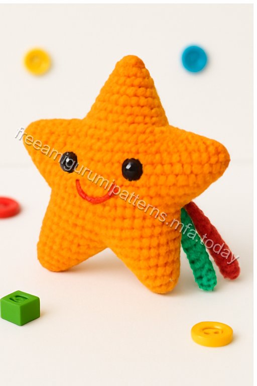 Amigurumi Shooting Star Free Pattern