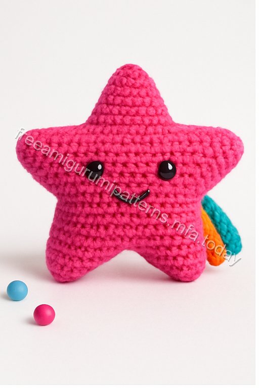 Amigurumi Shooting Star Free Pattern