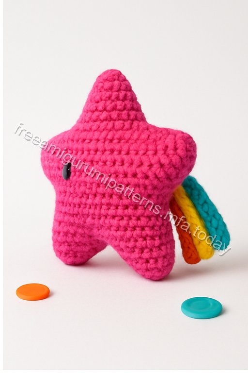 Amigurumi Shooting Star Free Pattern