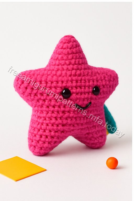Amigurumi Shooting Star Free Pattern