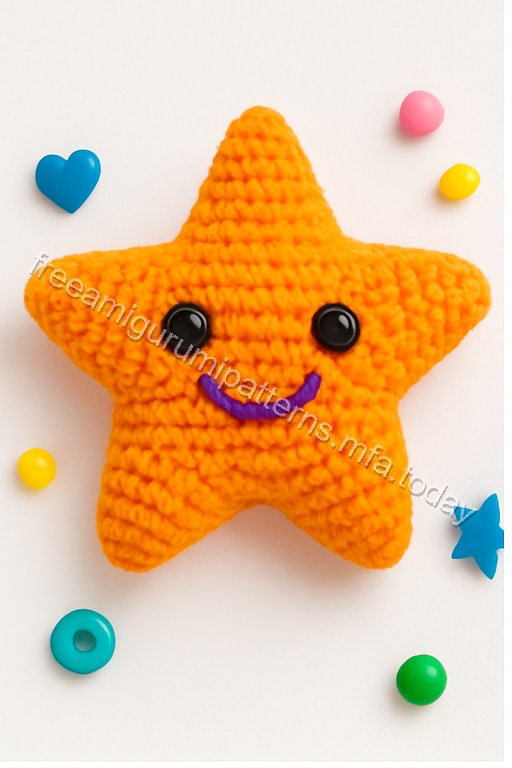 Amigurumi Shooting Star Free Pattern