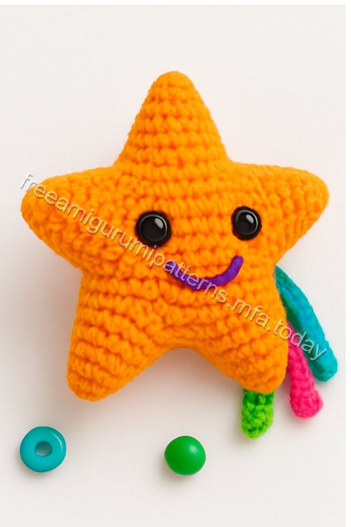 Amigurumi Shooting Star Free Pattern