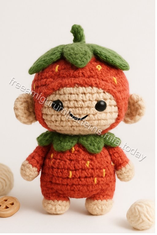 Amigurumi Strawberry Sweetheart Free Pattern