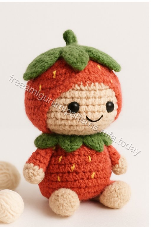 Amigurumi Strawberry Sweetheart Free Pattern