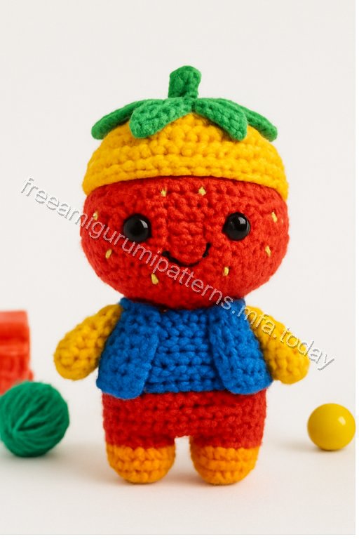 Amigurumi Strawberry Sweetheart Free Pattern