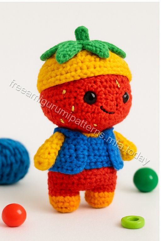 Amigurumi Strawberry Sweetheart Free Pattern