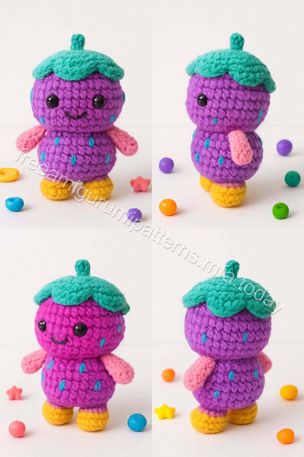 Amigurumi Strawberry Sweetheart Free Pattern