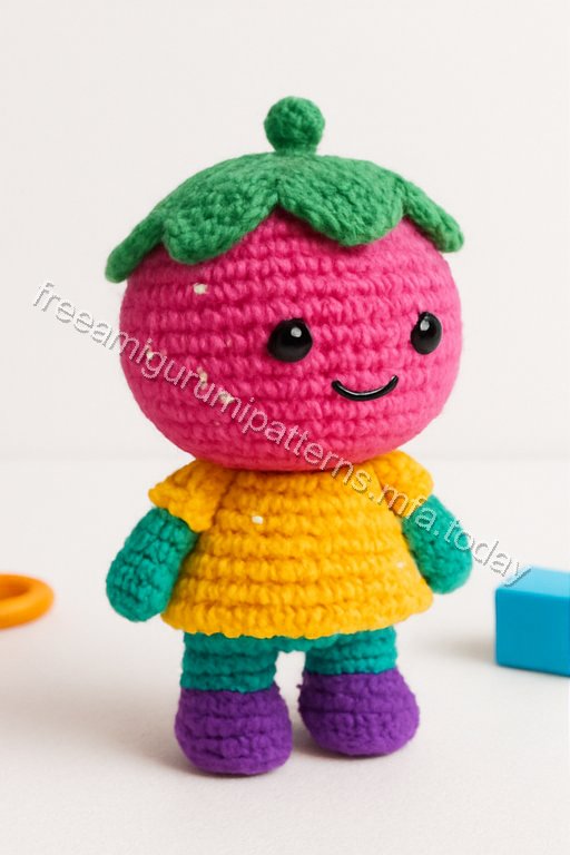 Amigurumi Strawberry Sweetheart Free Pattern